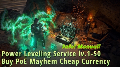 Buy Cheap PoE Mayhem Currency and Power Leveling Service With Safe